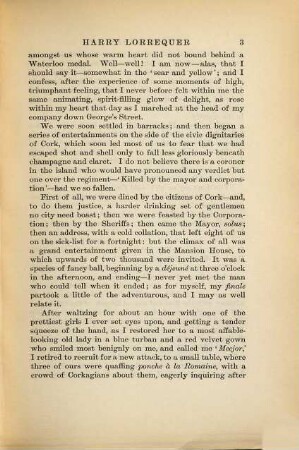 The novels of Charles Lever, 1. The confessions of Harry Lorrequer