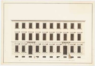 Wohnhaus Hiller und Brandt Breite Straße, Potsdam: Ansicht der Fassade