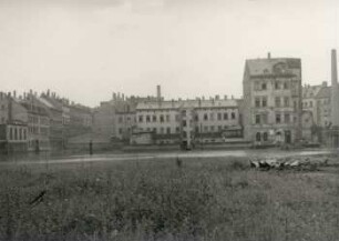 Leipzig-Hochwasser, Reichel-Alexanderstr., 13.7.54, 11 Uhr