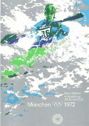 Olympische Spiele 1972 (Kanu-Slalom in Augsburg). Titel: München 1972