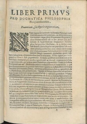 Proœmium, seù Operis argumentum.