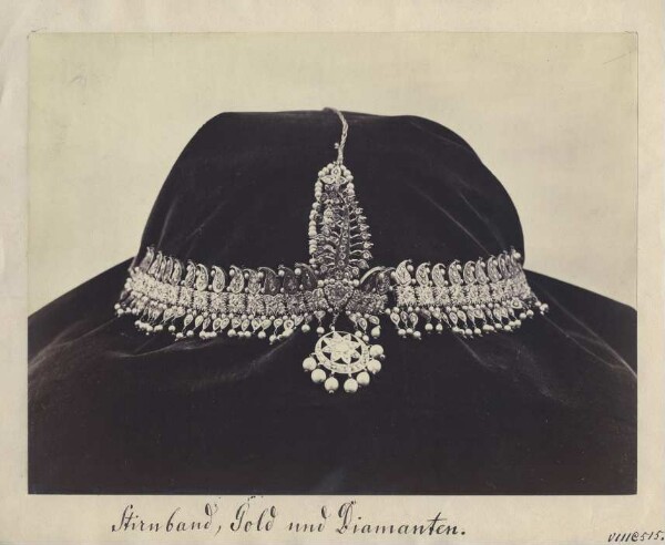 Bandeau, or et diamants