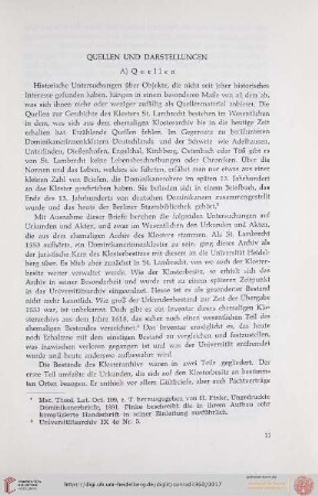 Quellen und Darstellungen