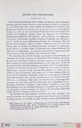 Quellen und Darstellungen