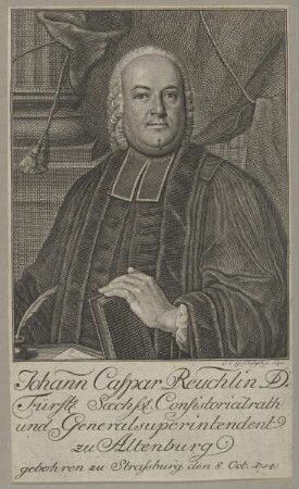 Bildnis des Johann Caspar Reuchlin