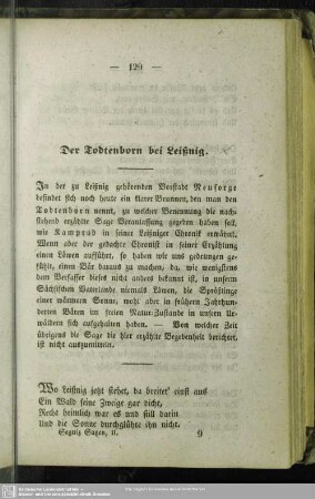 Der Todtenborn bei Leißnig