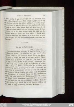 Steffens an Schleiermacher. Halle, d. 9. Aug. 1811.
