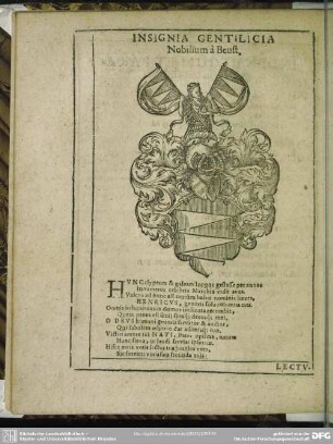 Insignia Gentilica Nobilium à Beust