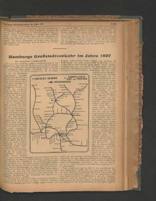 Hamburgs Großstadtverkehr im Jahre 1927