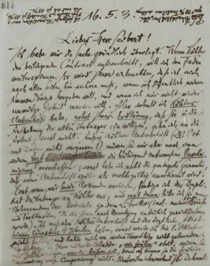 Brief an Willy Seibert