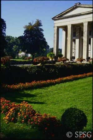 Potsdam, Park Sanssouci, Park Charlottenhof, Römische Bäder, Teepavillon.