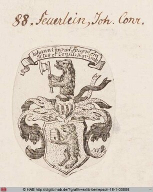 Wappen des Johann Conrad Feuerlein