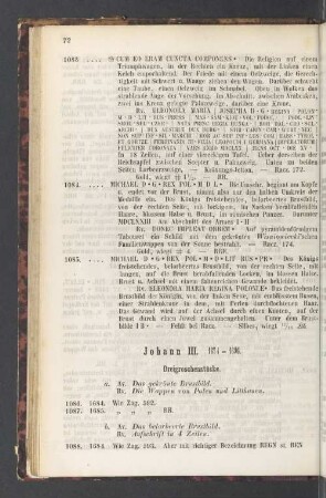Johann III. 1674-1696