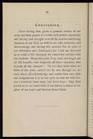 80, Conclusion