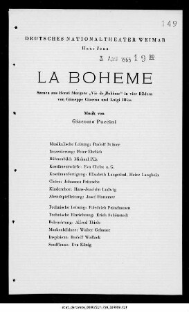 La Boheme