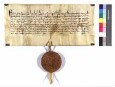 König Friedrich bestätigt der Reichsstadt Ulm in Ansehung ihrer Treue alle Privilegien, Gnaden, Freiheiten und Rechte, die sie von seinen Vorgängern empfangen hat.