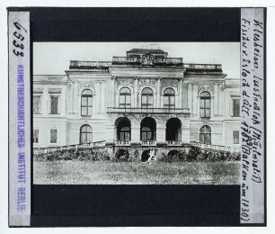 Salzburg, Schloss Kleßheim, Hoyos-Stöckl : Außensicht, Mittelpavillon