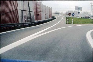 Kreisel Südost (Karlsruhe Richtung Heidelberg): Gabelung