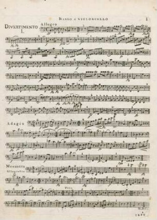 Basso e Violoncello