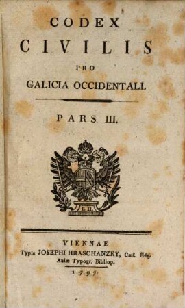 Codex civilis pro Galicia orientali, 3