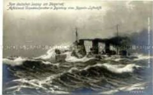 Torpedobootzerstörer mit Zeppelin