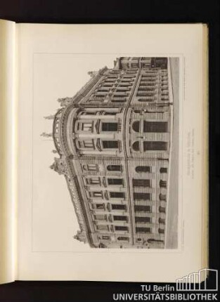 30. Bankgebäude in München. Architekt: Alb. Schmidt, Kgl. Professor, daselbst.