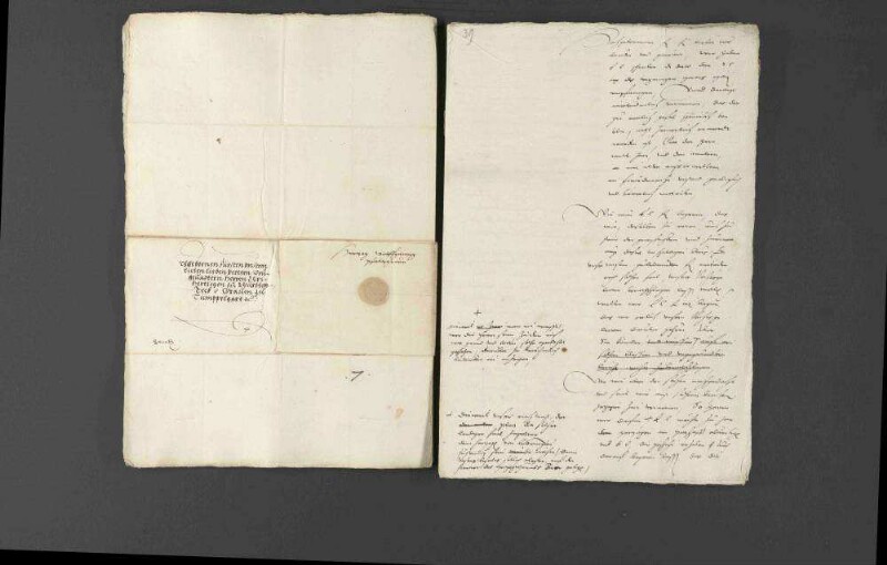 Schriftwechsel zwischen Pfalzgraf Wolfgang und Herzog Christoph von Württemberg bezüglich der von Herzog Albrecht V. von Bayern aufgenommenen Gerüchte, der Pfalzgraf plane den Verkauf einiger Ämter des Herzogtums Neuburg.