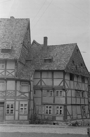 Fachwerkbauten in Hornburg bei Wolfenbüttel : Ansicht von Fachwerkhäusern