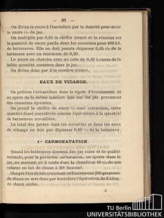 Eaux de vidange