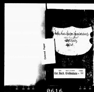 Gerichtshandelsbuch von Döschütz (bei Großenhain)
