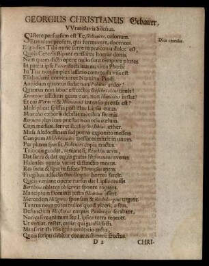 Georgius Christianus Gebauer ...