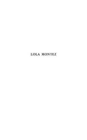 Lola Montez