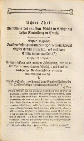 Carl Fridrich Gerstlachers, Marggräflich badischen wirklichen geheimen Raths, Handbuch der teutschen Reichsgeseze : nach dem möglichst ächten Text in sistematischer Ordnung. 8