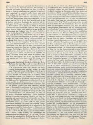 309-310 [Rezension] Jahrbuch der Gesellschaft für die Geschichte des Protestantismus im ehemaligen und im neuen Österreich