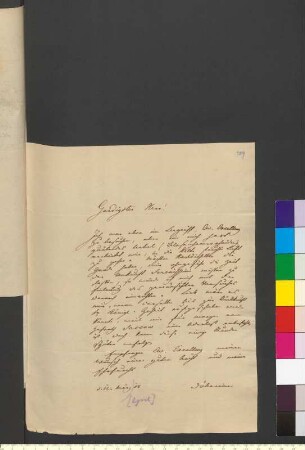 Brief von Döbereiner, Johann Wolfgang an Goethe, Johann Wolfgang von