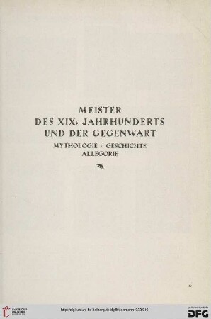 Mythologie, Geschichte, Allegorie
