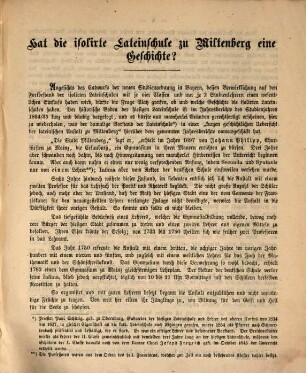Jahresbericht über die Königl. Bayer. Lateinschule zu Miltenberg a.M.. 1869/70