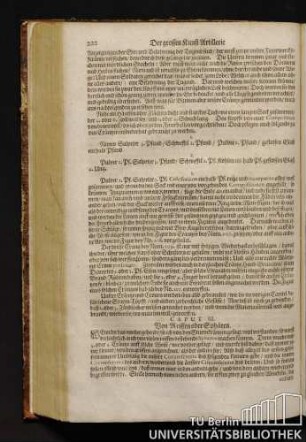 Caput III. Von Reiffen und Sphären.