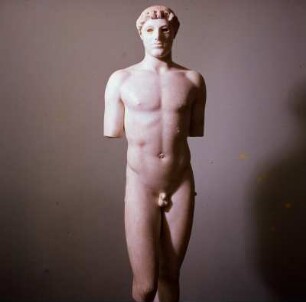Athen. Akropolis-Museum. Kritios-Knabe. Knapp vor 480 v. Chr. Parischer Marmor