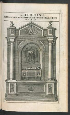 Gregorii XII. Monumentum In Cathedralii Recineti Ecclesia Positum.