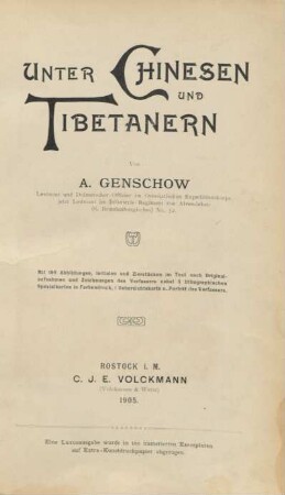Unter Chinesen und Tibetanern