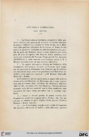 Atti della Commissione