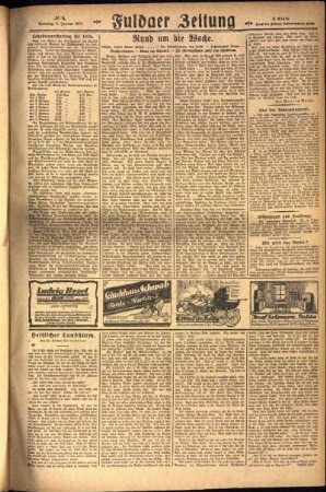 Zweite Ausgabe vom Sonntag, den 09. Januar 1927.