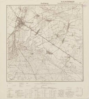 2937 Perleberg, Topographische Karte 1:25000 (4cm - Karte)
