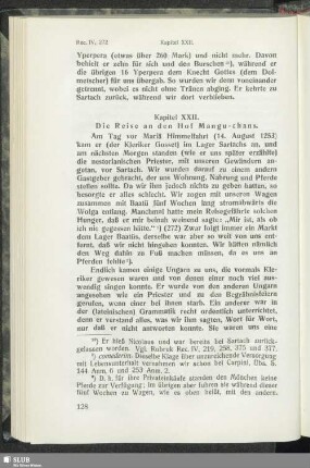 Kapitel XXII. Die Reise an den Hof Mangu-chans