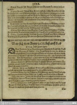 Was sich von Anno 1623. biß auff das 1624. Jahr zugetragen