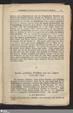 11. Proben geistlichen Briefstils aus den jahren 1770 bis 1840