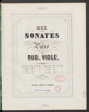No. 2: a-Moll Op. 22