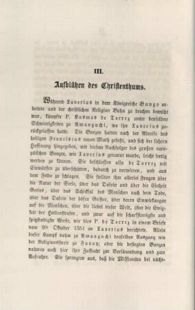 III. Aufblühen des Christenthums