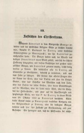 III. Aufblühen des Christenthums